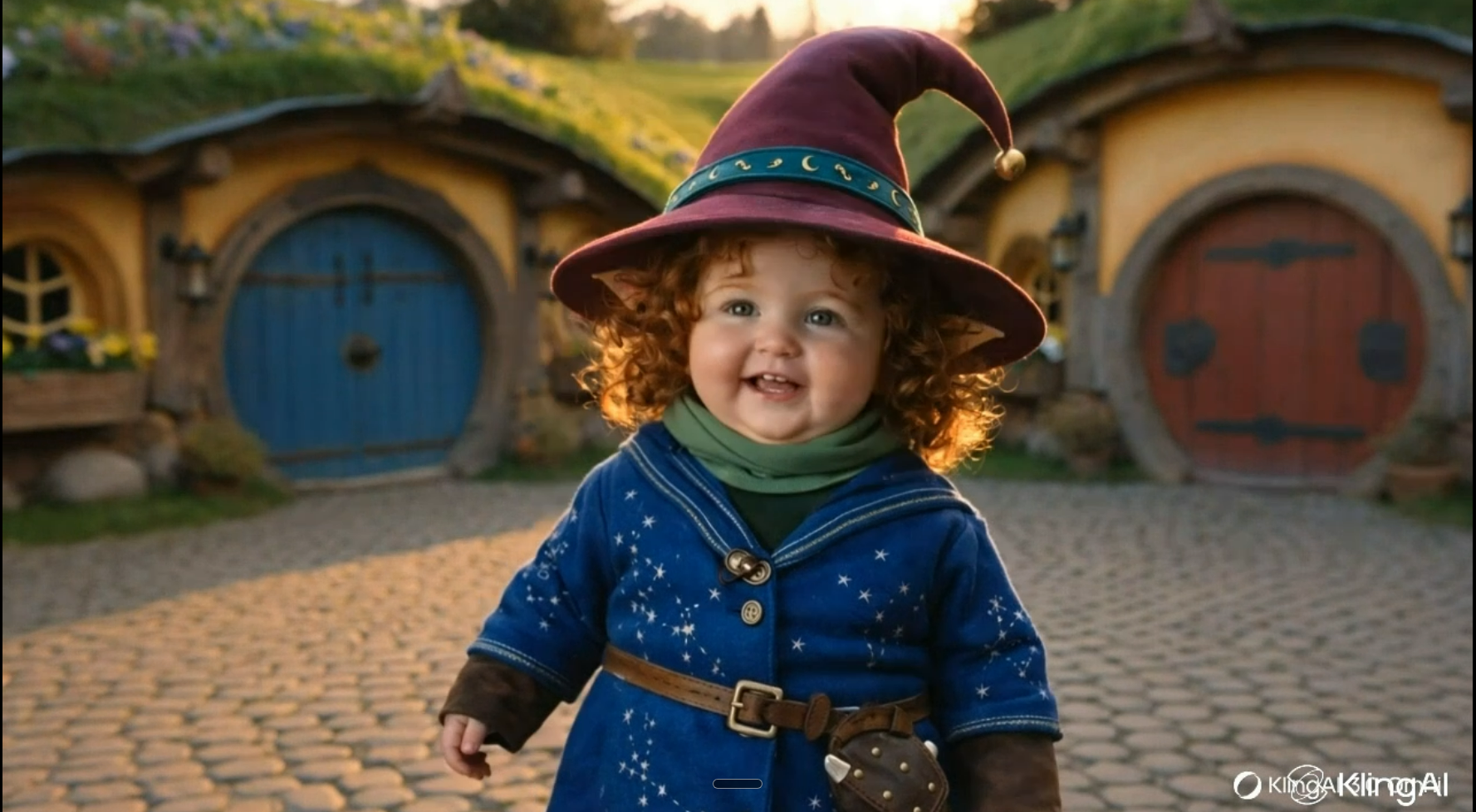 Bixi, a tiny gnome wizard in a burgundy hat and star-covered blue robe
